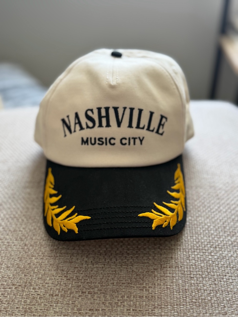 American Needle Nashville Music City Snapback Hat